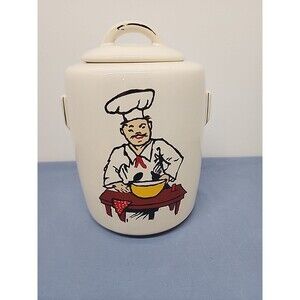 Vintage McCoy Happy Baker / Chef Cookie Jar 1950's